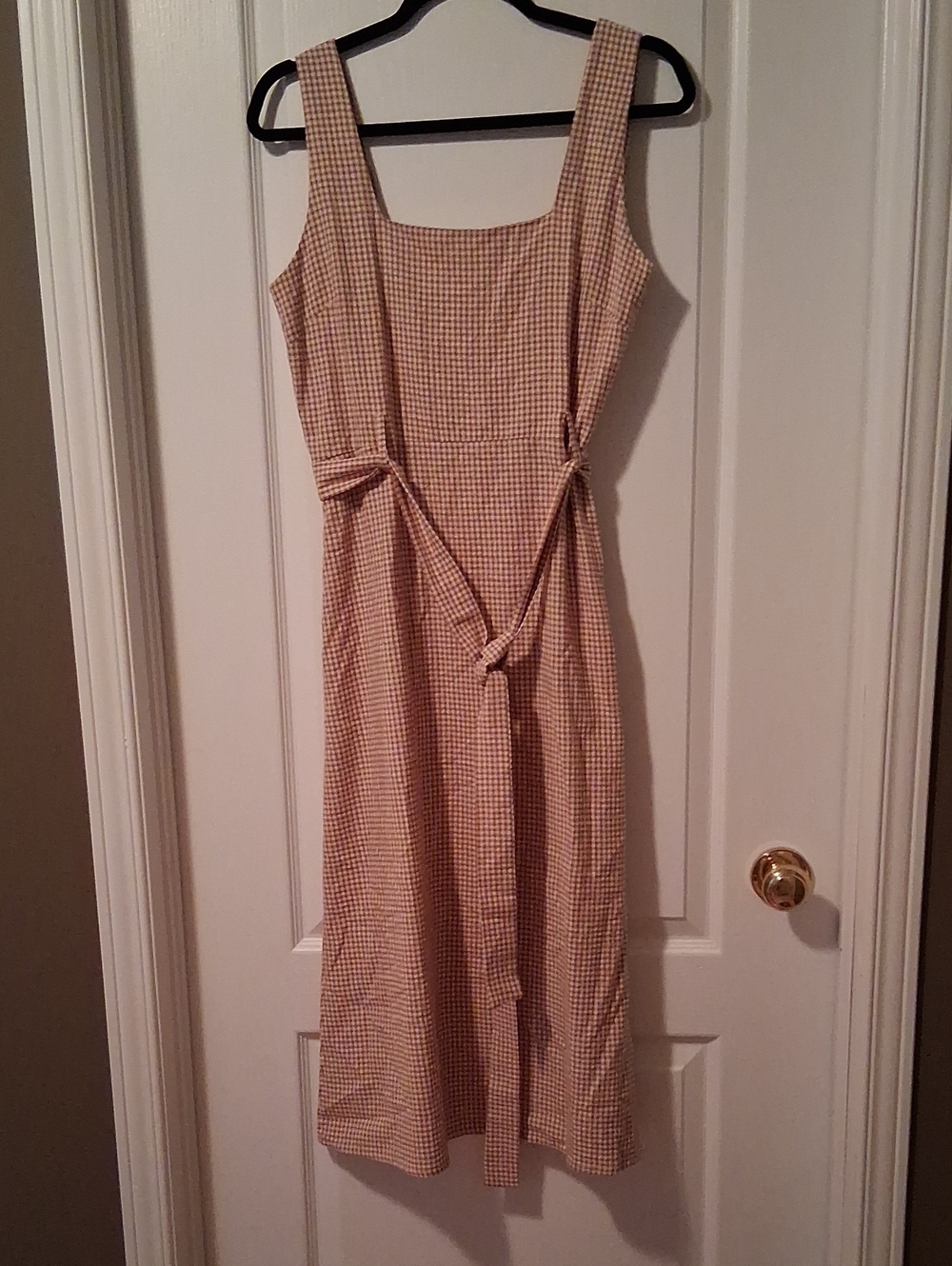 Gingham Midi Dress